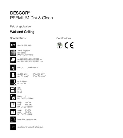 DESCOR PREMIUM Dry & Clean – bilde 4 for strekkhimling