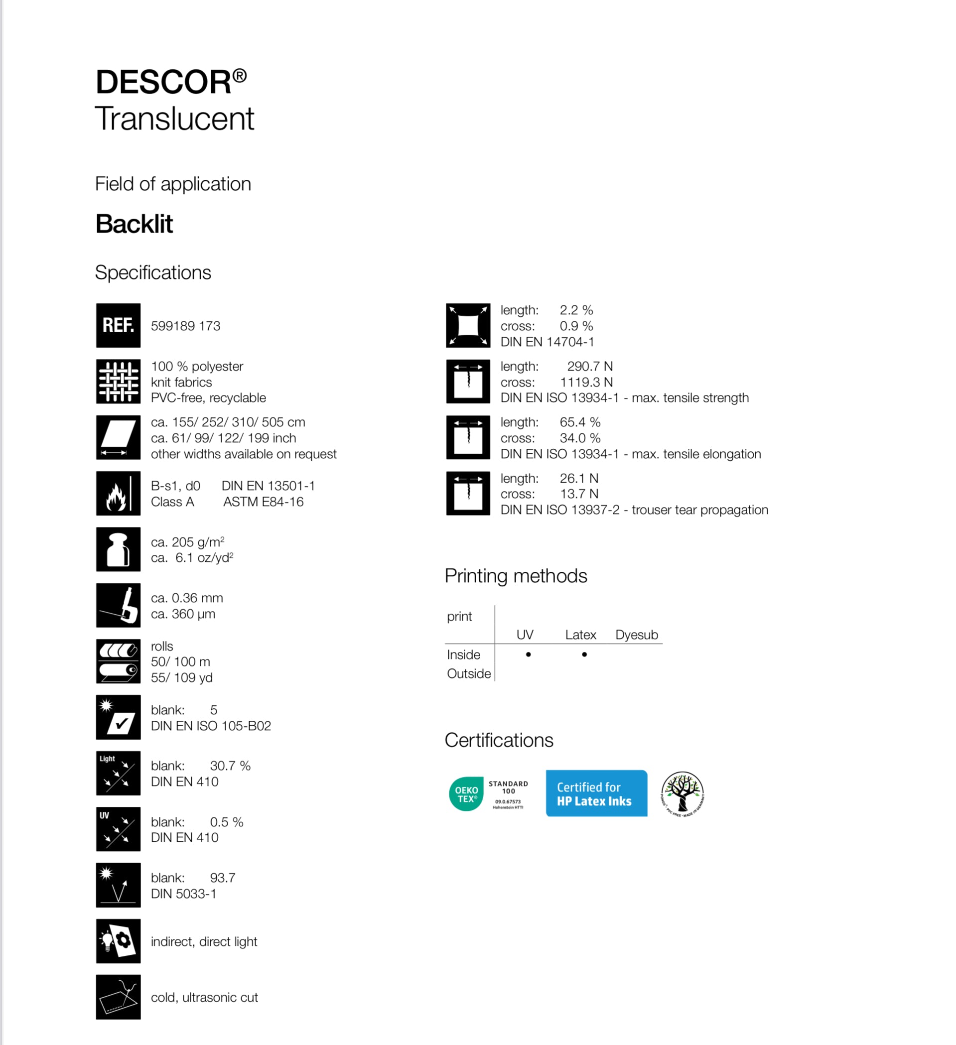 Translucent DESCOR® takplater fra Systmhimling installert i taket, viser et jevnt, lyst og moderne takdesign.